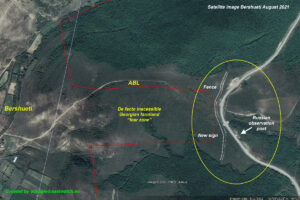 Situation at Bershueti in August 2021